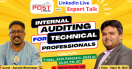 Episode#68 Expert Talk with Aayush Bhatnagar on Internal Auditing for Technical Professionals