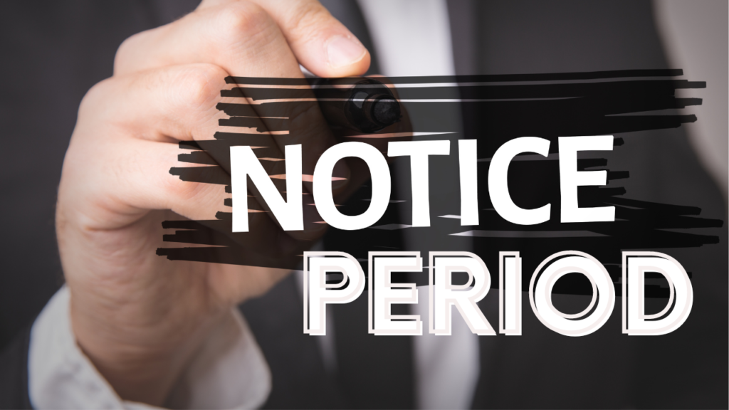 serving notice period meaning