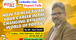 Episode #66 Expert Talk with Hari Shahi on Reactivating Your Career in the Changing Dynamic World of Today.