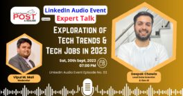 Expert Talk Live Audio Show with Deepak Chawla on Tech Job in 2023