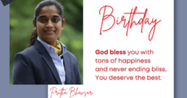 Birthday Alert! 🎈🍰 Today, we’re celebrating the fantastic Prutha Bhavsar!