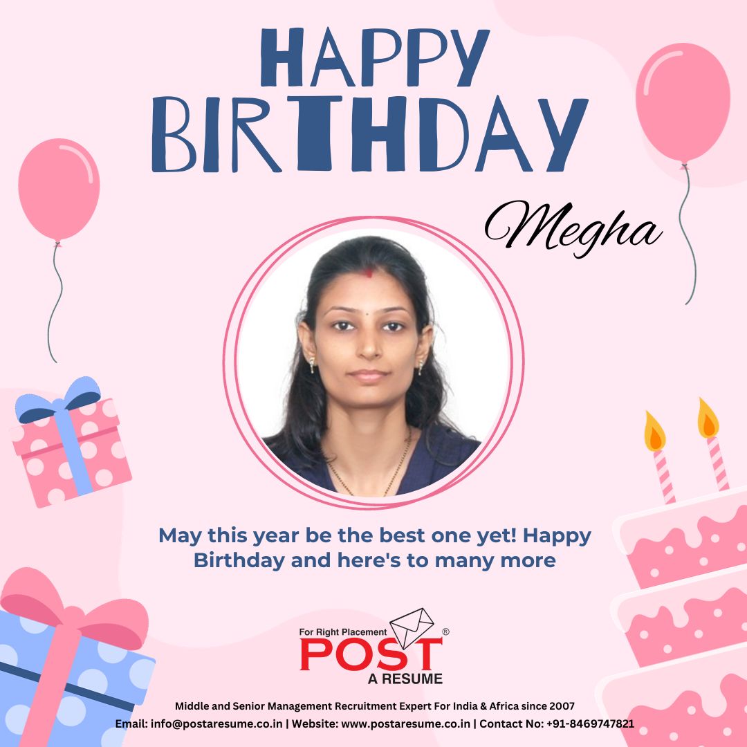 Wishing a very Happy Birthday to the incredible Megha Lakhalani!