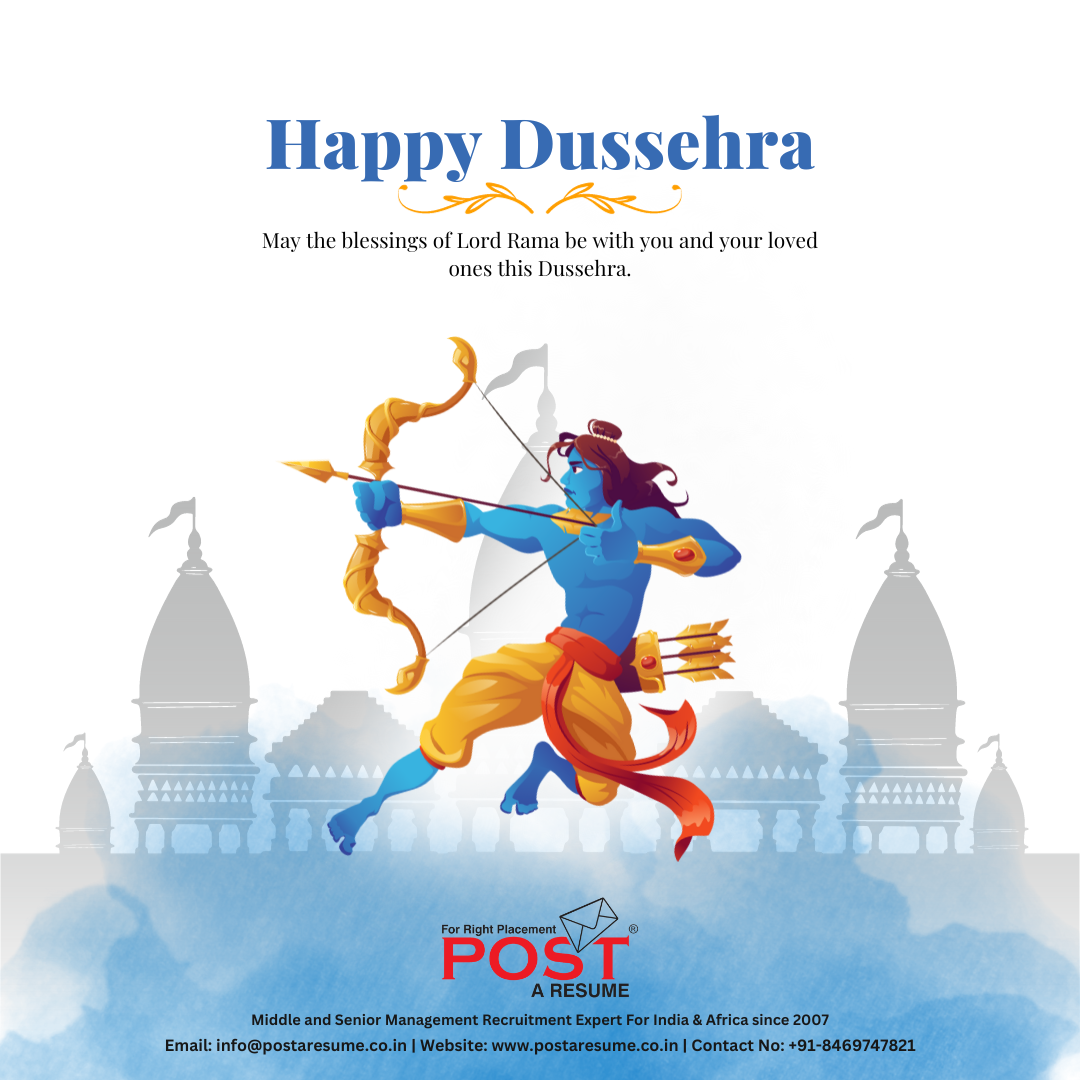 Share your Dussehra stories, favorite traditions, or even the quirkiest memory you have! Let's keep the festive spirit alive, right here on LinkedIn. 🤗💼 #HappyDussehra #FestivalOfVictory #LinkedInCelebrations #DussehraVibes #LinkedInFun #FestiveGreetings"