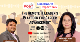 Expert Talk Ep 97 with Pradnya Patil | Dive into the Remote IT Leader’s Playbook