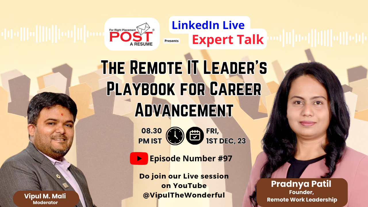 Expert Talk Ep 97 with Pradnya Patil | Dive into the Remote IT Leader’s Playbook