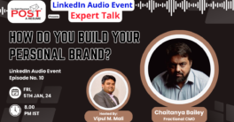Expert Talk with Chaitanya Bailey on How do you build your personal brand?