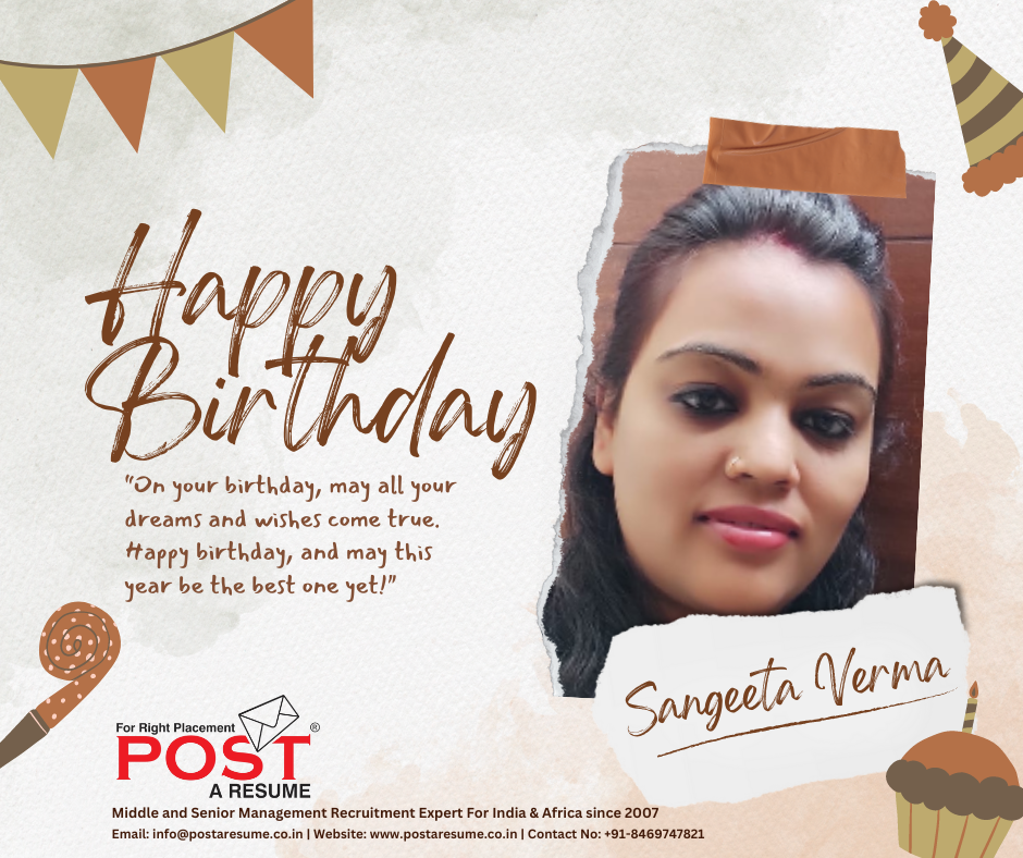 Wish You Happy Birthday Sangeeta Verma