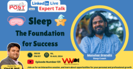 Expert Talk Ep. 131 with Manohar Grandhi on Sleep the foundation for success