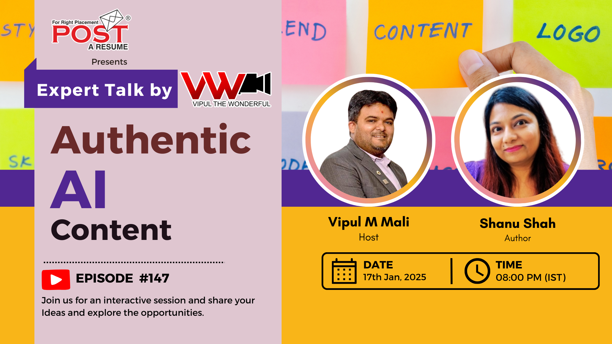 Expert Talk Ep. 147 with Shanu Shah on Authentic AI Content